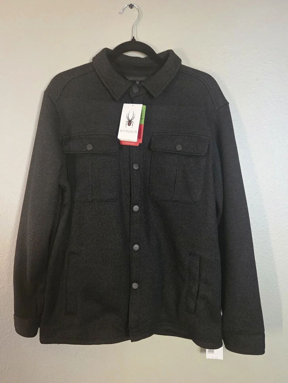 NWT Men's Spyder Sweater Fleece Shacket